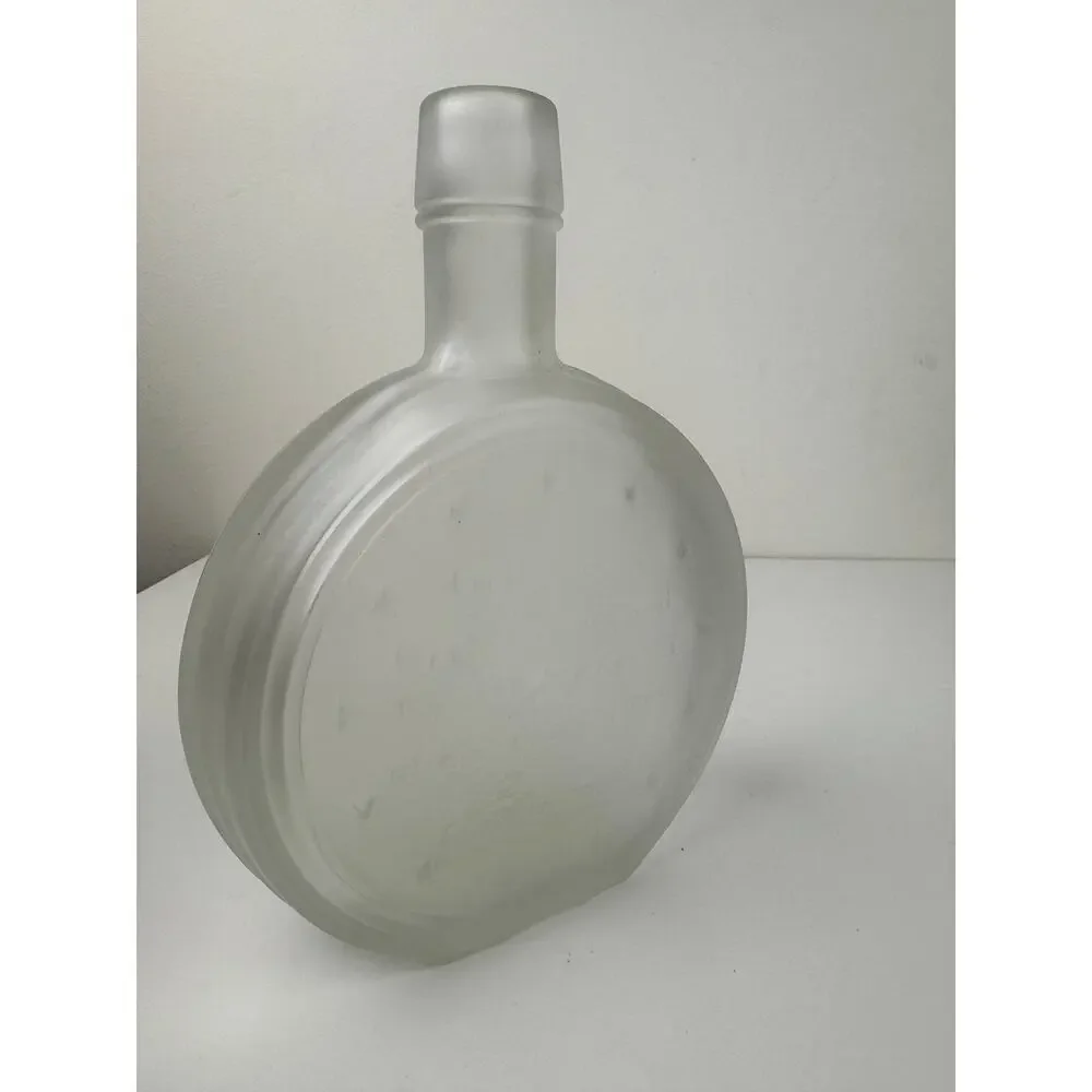 VINTAGE Wheaton George Washington Frosted Glass President Decanter Bottle